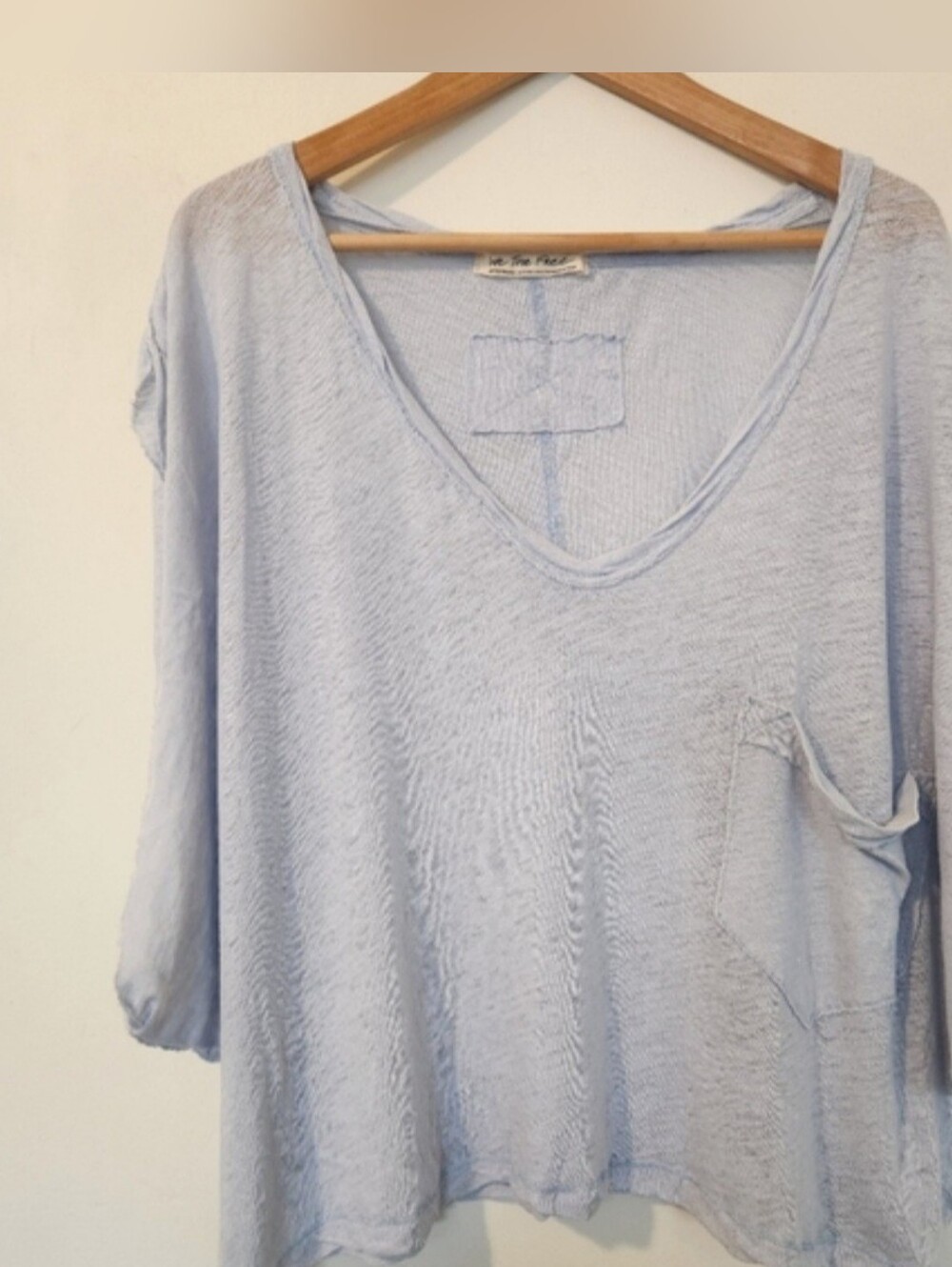 WE THE FREE Oversized Deep V Neck NWOT Sz XS